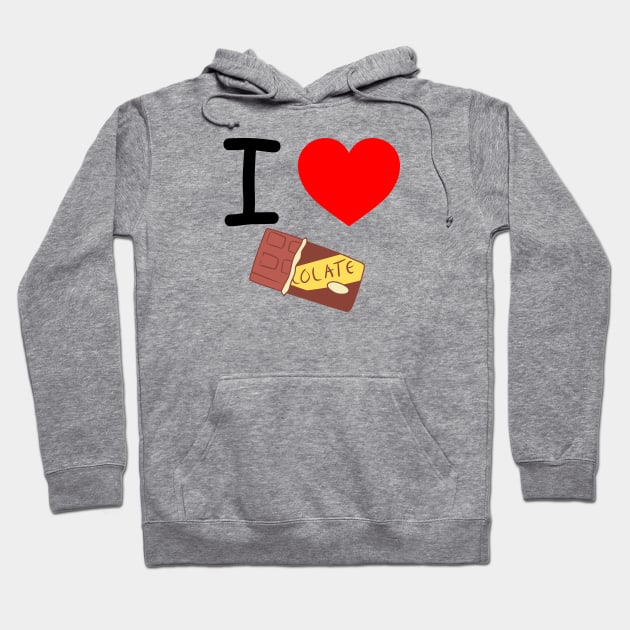 I Heart Chocolate Hoodie by EmoteYourself